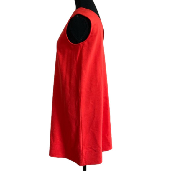 RED a-line mini shift dress. Size 8 - Picture 3 of 7